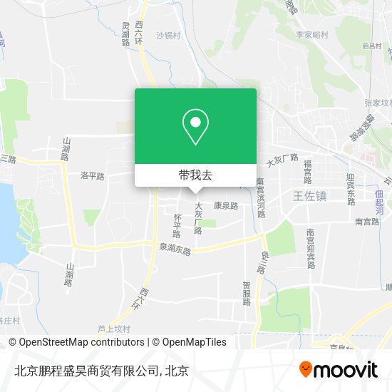 北京鹏程盛昊商贸有限公司地图