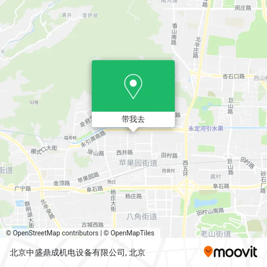 北京中盛鼎成机电设备有限公司地图