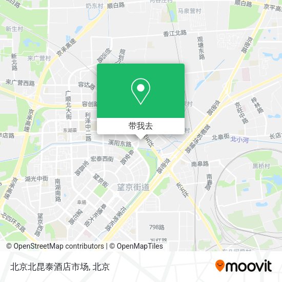北京北昆泰酒店市场地图