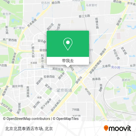 北京北昆泰酒店市场地图