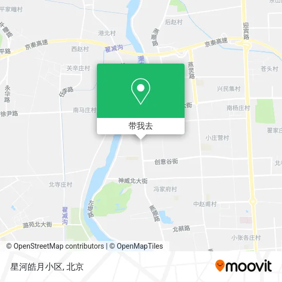 星河皓月小区地图