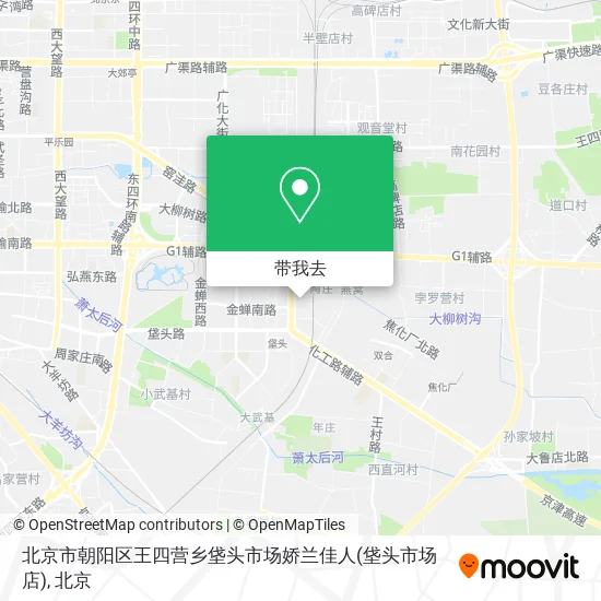 北京市朝阳区王四营乡垡头市场娇兰佳人(垡头市场店)地图