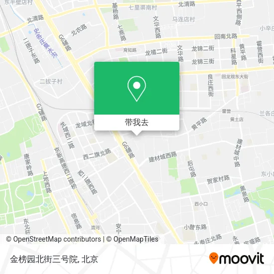 金榜园北街三号院地图