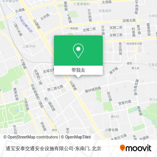 通宝安泰交通安全设施有限公司-东南门地图