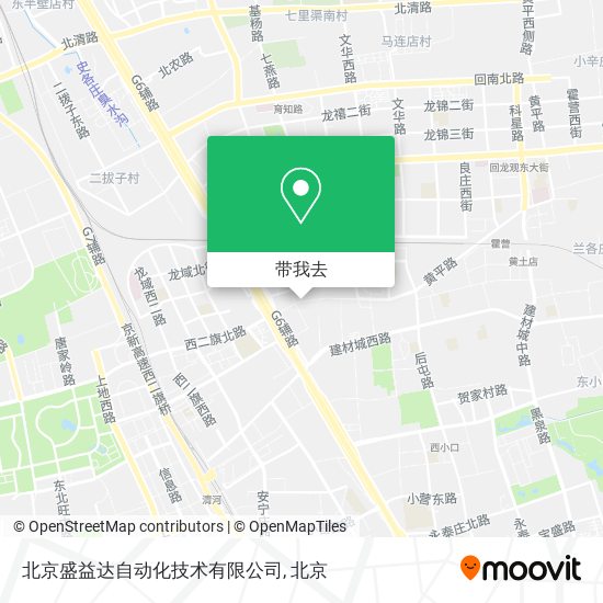 北京盛益达自动化技术有限公司地图