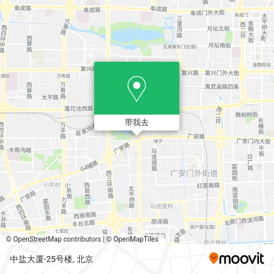 中盐大厦-25号楼地图