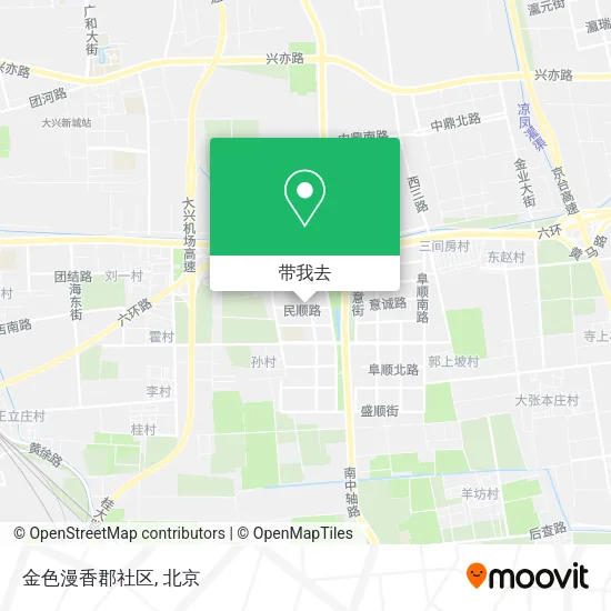 金色漫香郡社区地图