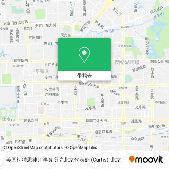 美国柯特思律师事务所驻北京代表处 (Curtis)地图
