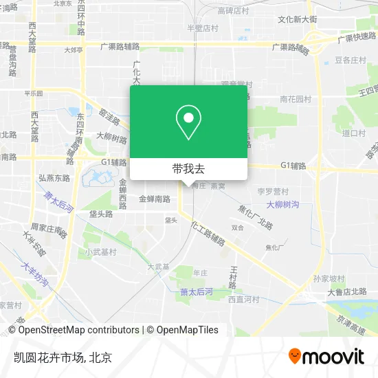 凯圆花卉市场地图