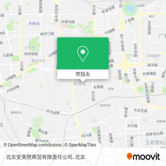 北京安美慧商贸有限责任公司地图