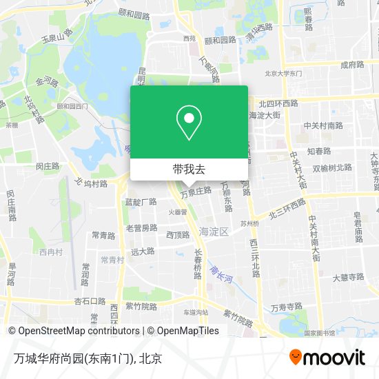 万城华府尚园(东南1门)地图