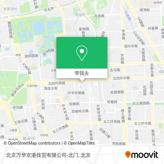 北京万华京港技贸有限公司-北门地图