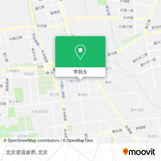 北京浙温诊所地图