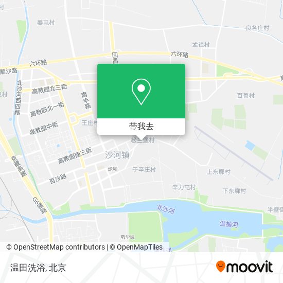温田洗浴地图