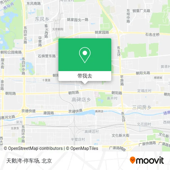 天鹅湾-停车场地图