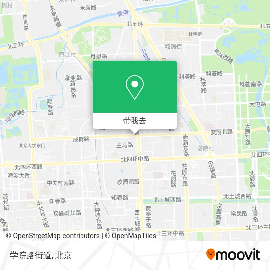 学院路街道地图