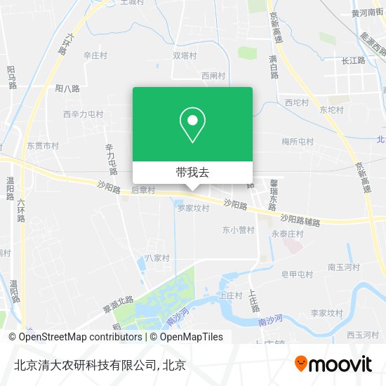 北京清大农研科技有限公司地图