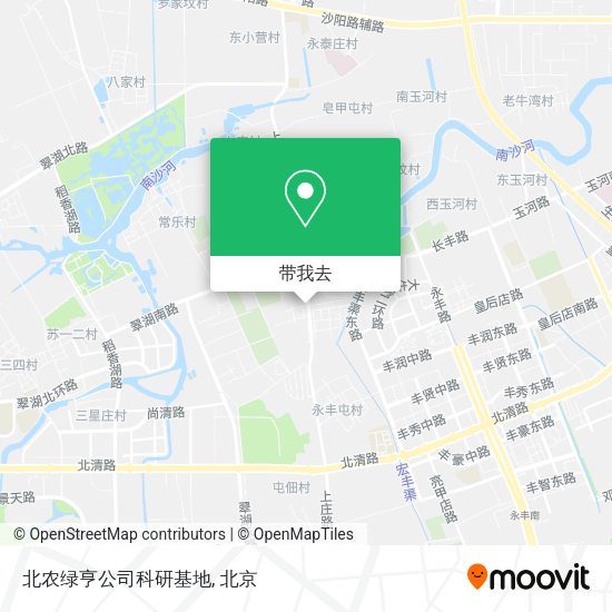 北农绿亨公司科研基地地图