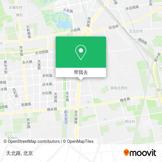 天北路地图