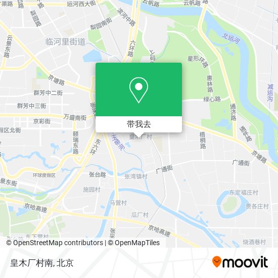 皇木厂村南地图