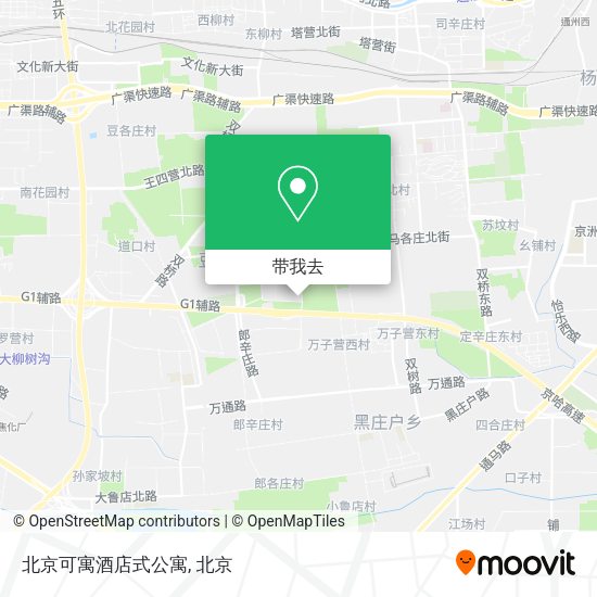 北京可寓酒店式公寓地图