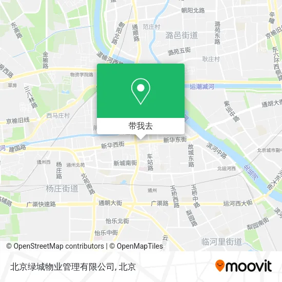 北京绿城物业管理有限公司地图