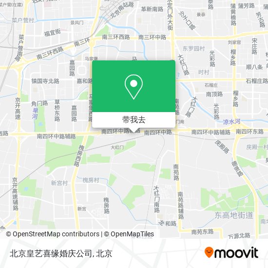 北京皇艺喜缘婚庆公司地图