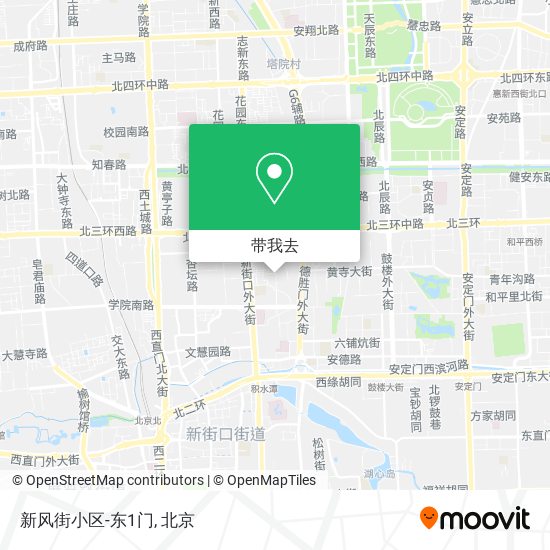 新风街小区-东1门地图