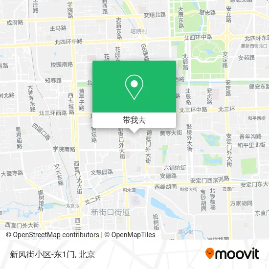 新风街小区-东1门地图