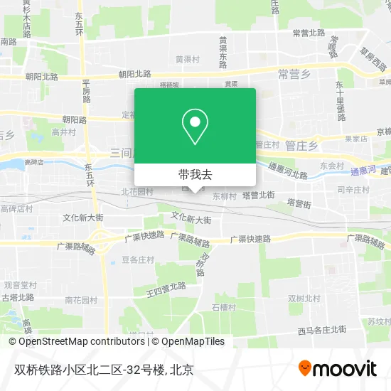 双桥铁路小区北二区-32号楼地图