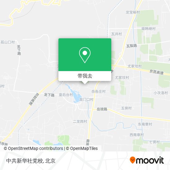 中共新华社党校地图