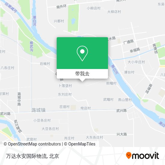 万达永安国际物流地图