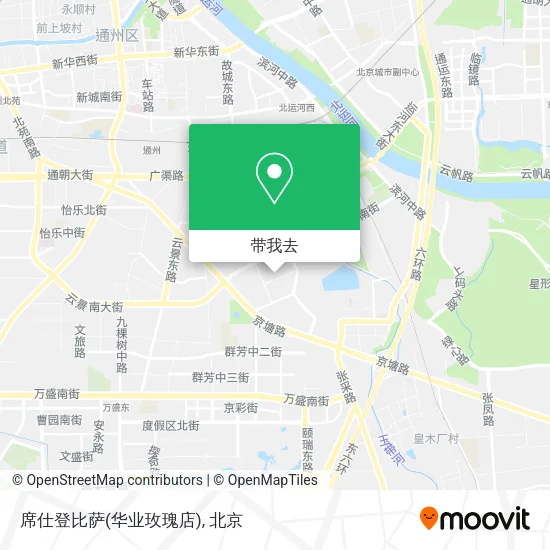 席仕登比萨(华业玫瑰店)地图