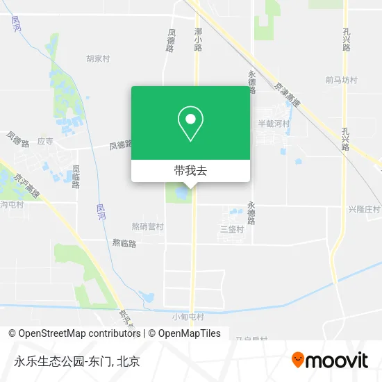 永乐生态公园-东门地图