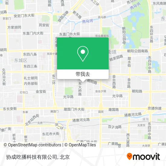 协成吃播科技有限公司地图