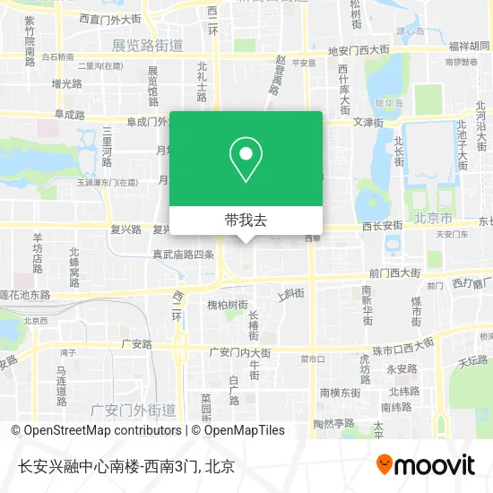 长安兴融中心南楼-西南3门地图