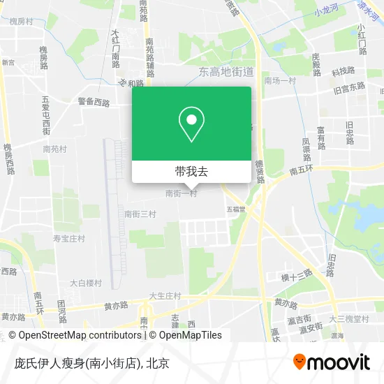 庞氏伊人瘦身(南小街店)地图