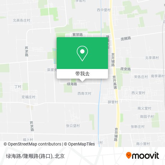 绿海路/隆顺路(路口)地图