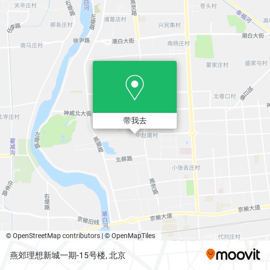 燕郊理想新城一期-15号楼地图
