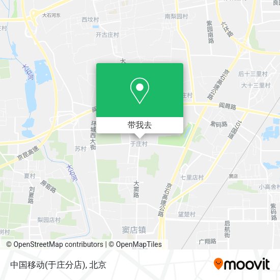 中国移动(于庄分店)地图