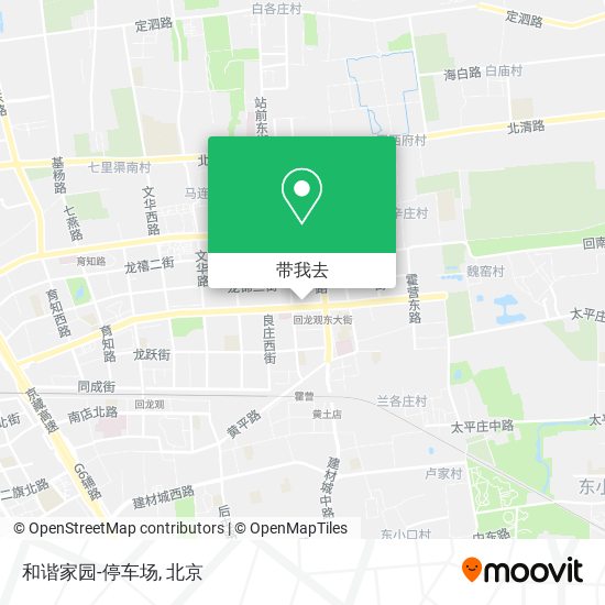 和谐家园-停车场地图