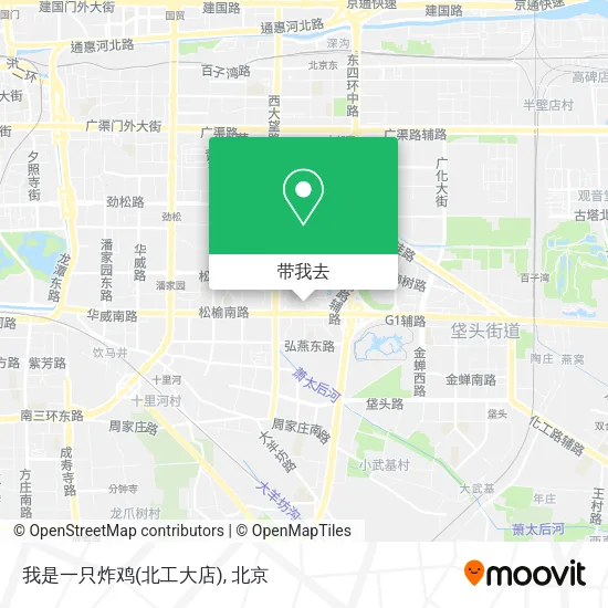 我是一只炸鸡(北工大店)地图