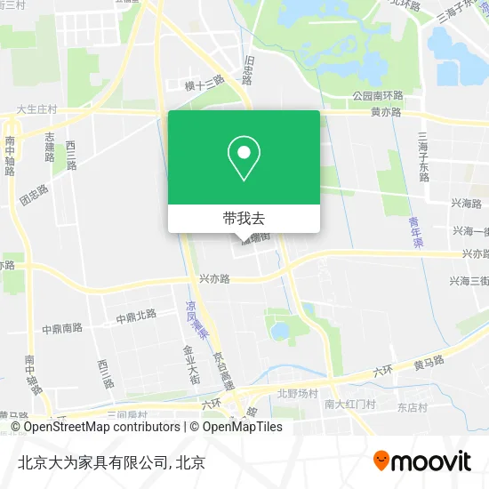 北京大为家具有限公司地图