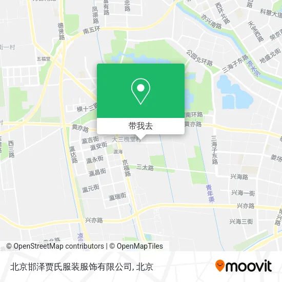 北京邯泽贾氏服装服饰有限公司地图