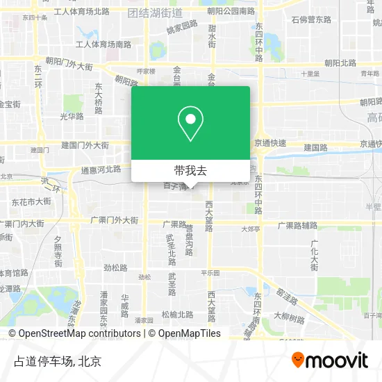 占道停车场地图