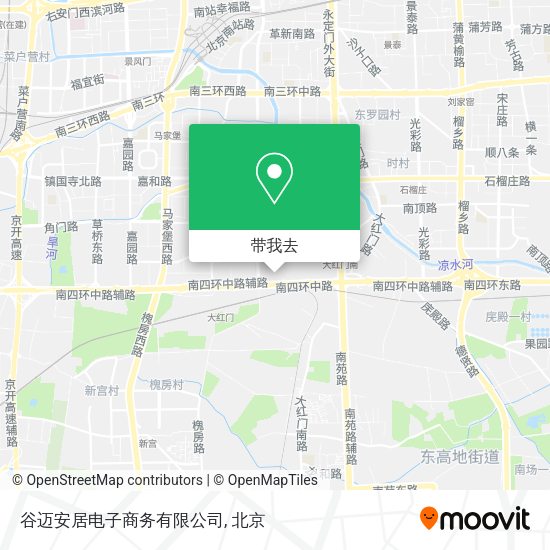 谷迈安居电子商务有限公司地图