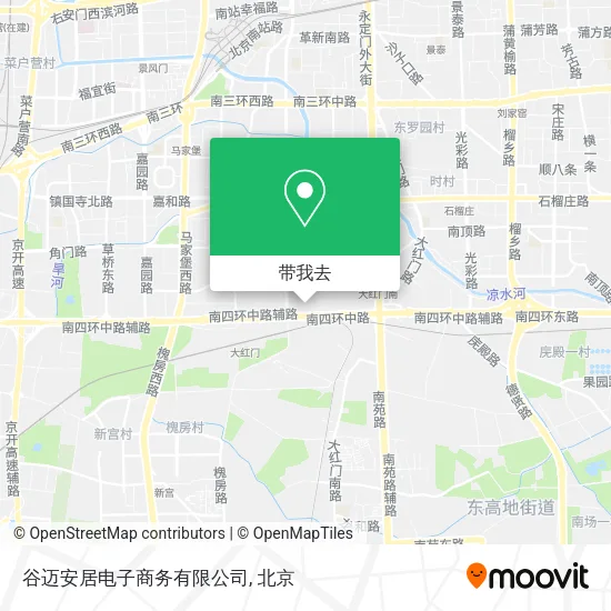 谷迈安居电子商务有限公司地图