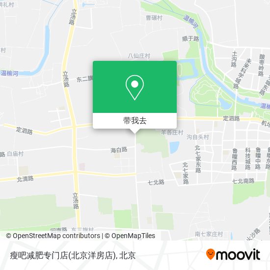 瘦吧减肥专门店(北京洋房店)地图