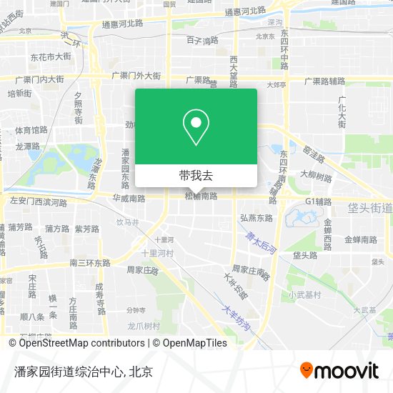 潘家园街道综治中心地图