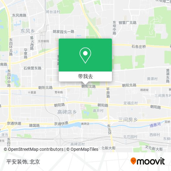 平安装饰地图